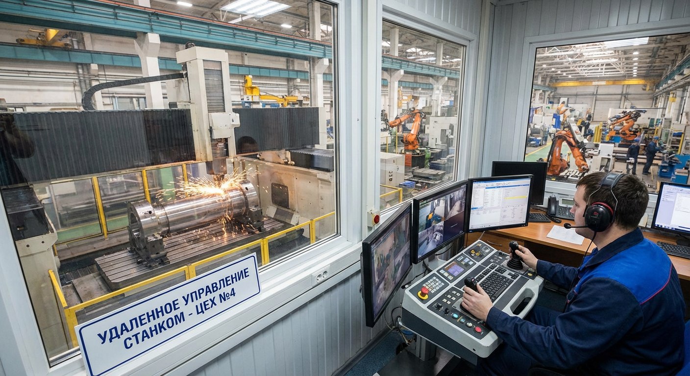 Удаленное управление станком