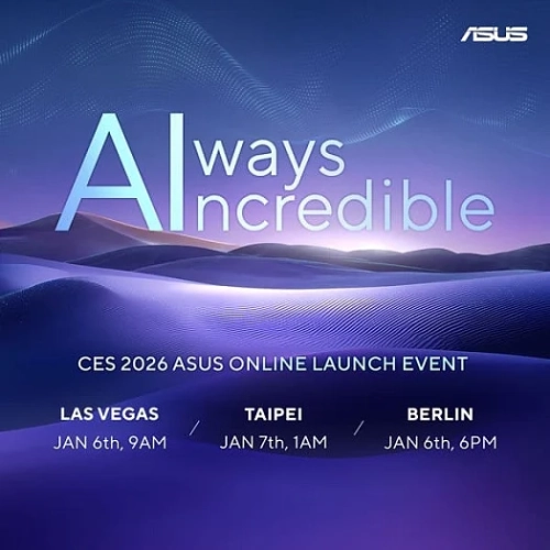 Представление ноутбуков ASUS на мобильных Intel Panther Lake состоится 6 января Представление ноутбуков ASUS на мобильных Intel Panther Lake состоится 6 января