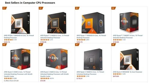 Продажи процессоров AMD AM4 стремительно растут на фоне проблем с памятью