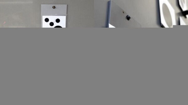 Изображение неисправно, половина экрана серая, видны частично электрические розетки.