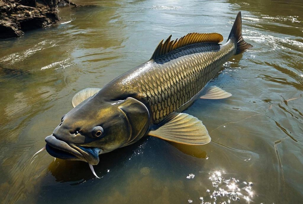 Гигантскую рыбу поймали в Бразилии,&hellip;