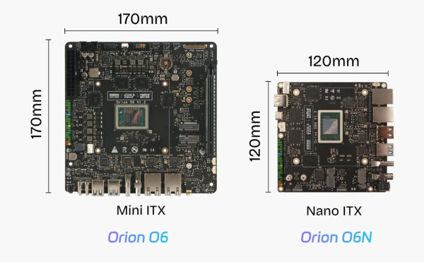 Сравнение плат Orion O6 и Orion O6N