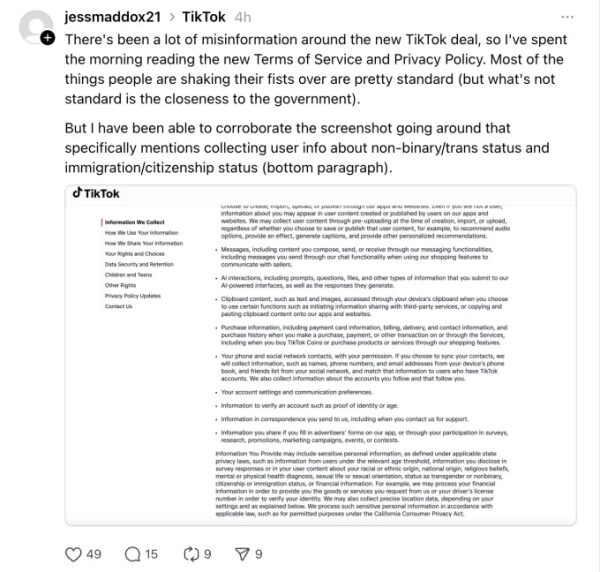 Пользователи TikTok возмущены функцией сбора информации об иммиграционном статусе в приложении — вот что это значит. 3 3b3bacec727fe38139b480cffad31df1