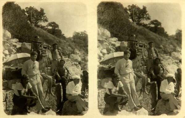 Мисхор. На съёмках стереофильма «Концерт» (1940)  Источник: Первые в кино