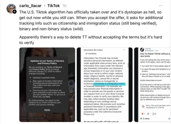 Пользователи TikTok возмущены функцией сбора информации об иммиграционном статусе в приложении — вот что это значит. 2 5b9bcedd80603a615607feb671a027d4