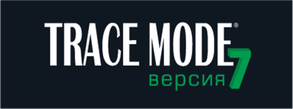 Логотип TRACE MODE версия 7 на черном фоне.
