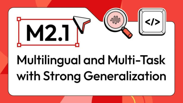 Изображение с текстом: M2.1, многоязыковая и многозадачная генерализация.