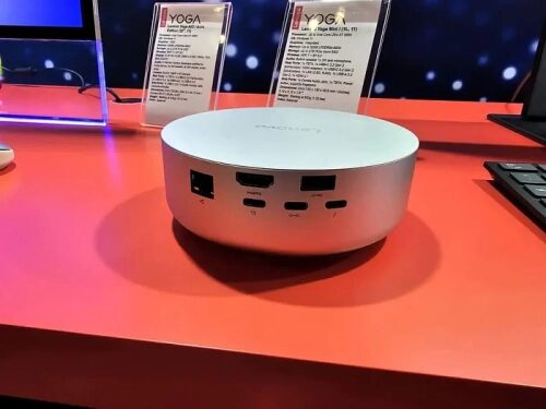 CES 2026: мини-ПК Lenovo Yoga Mini i с Intel Panther Lake напоминает хоккейную шайбу