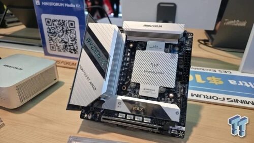 CES 2026: Minisforum показала настольную плату на мобильном AMD Ryzen AI MAX+ 395