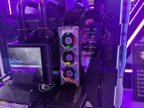 CES 2026: Origin Code показала комплект памяти Vortex DDR5 с кулером для её охлаждения CES 2026: Origin Code показала комплект памяти Vortex DDR5 с кулером для её охлаждения