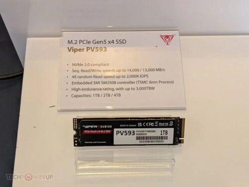 CES 2026: Patriot показала новую игровую память Viper и самый быстрый SSD без DRAM