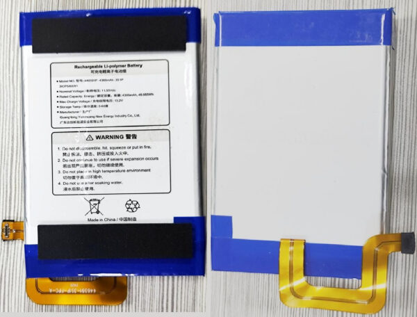 Аккумятор Model NO. 446591P 4300mAh 3S1P 3ICP5/6/65/91 на 11.55V, 4300 mAh для Orange Pi 6 Plus