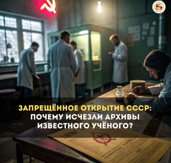 Ученые в лаборатории СССР, исчезнувшие архивы, научное исследование, тайна.
