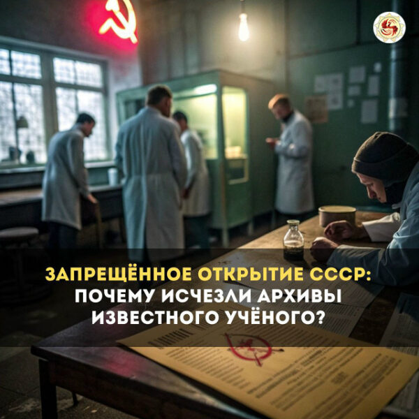Ученые в лаборатории СССР, исчезнувшие архивы, научное исследование, тайна.