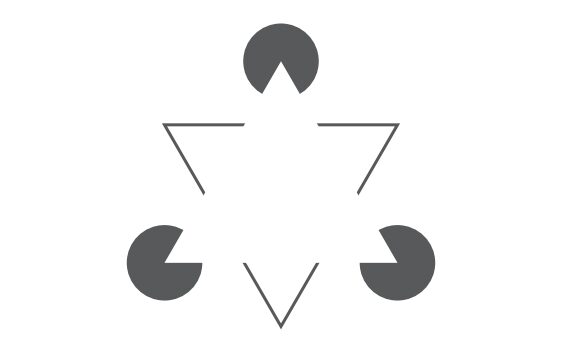 Треугольники и круги: геометрическая фигура в форме шестиугольника.