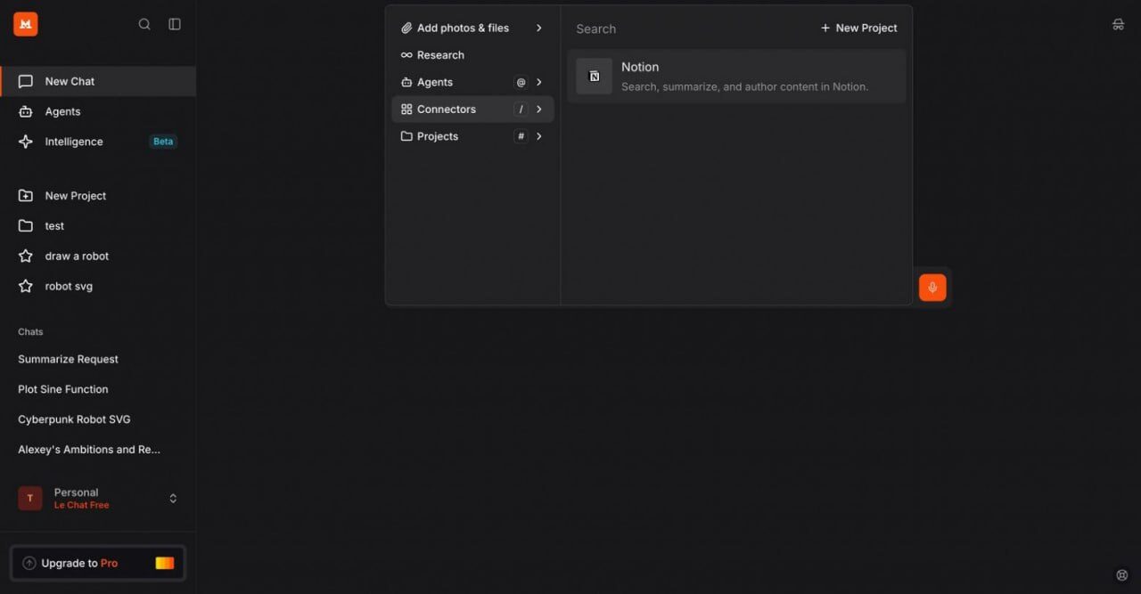 Интерфейс приложений для управления проектами на тёмном фоне.