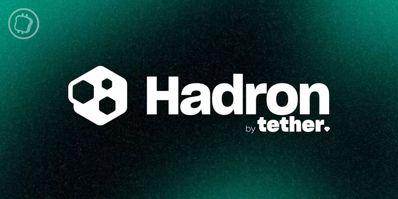 Эмитент стейблкоина USDT зарегистрировал товарный знак в России Компания Tether... 1 Логотип Hadron by Tether на зелёном фоне.