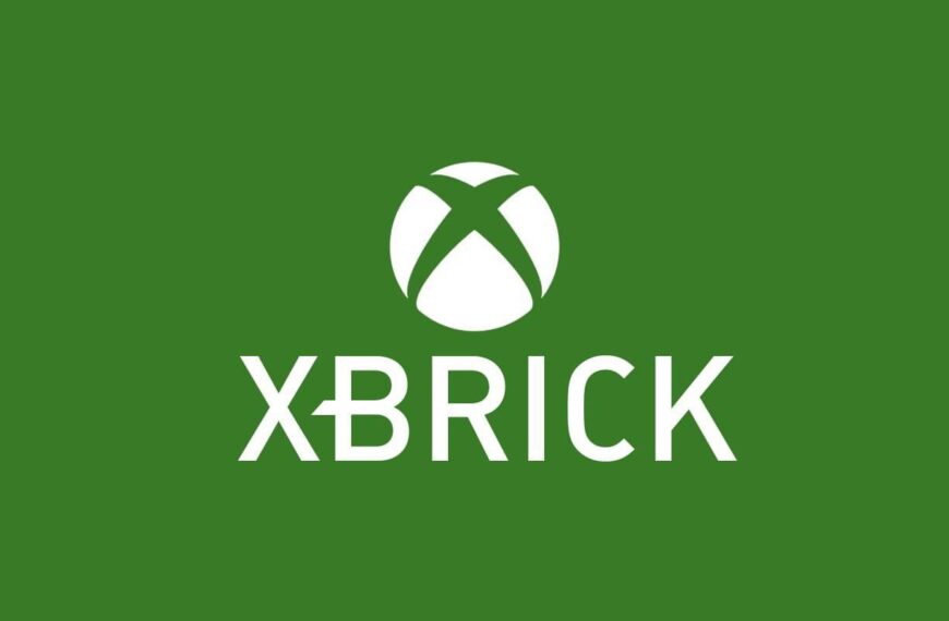 Зеленый логотип XBrick с белым текстом и символом X на зеленом фоне.