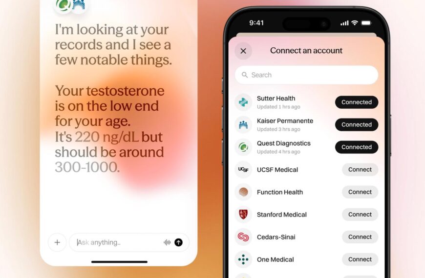 Медицинское приложение: низкий уровень тестостерона, подключение аккаунтов клиник.
