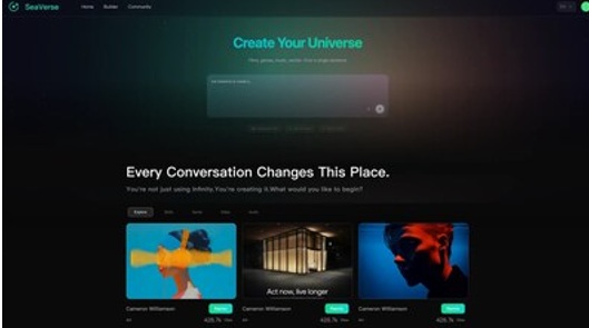 Компания SeaVerse запустила первую в мире платформу «все-в-одном» в области ИИ-творчества Компания SeaVerse запустила первую в мире платформу «все-в-одном» в области ИИ-творчества