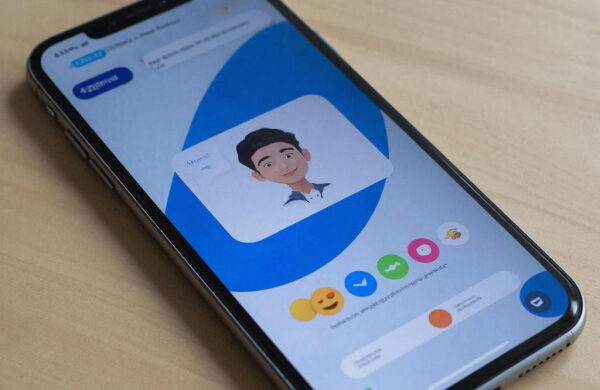 Общение с дружелюбными чат-ботами мешает объективному восприятию реальности, считают исследователи 3 Смартфон на столе с открытым приложением для обмена сообщениями и эмодзи-реакциями.