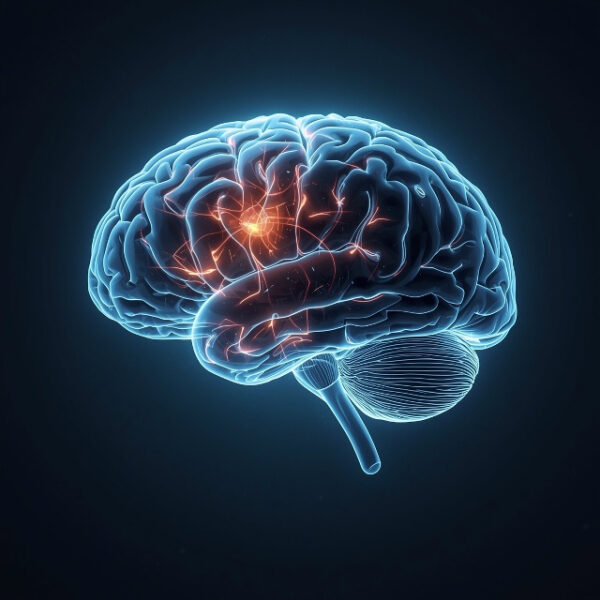 Фаза и осознанные сновидения: нейрофизиологический взгляд на управляемые состояния сознания 3 Изображение человеческого мозга с нейронными связями, светящиеся узоры.