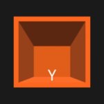 Логотип Y Combinator: оранжевый куб с буквой "Y" на черном фоне.