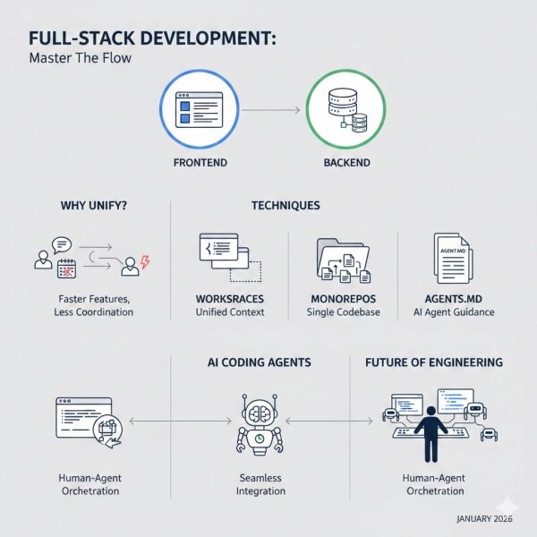 Разработка полного стека программного обеспечения с использованием программных агентов.