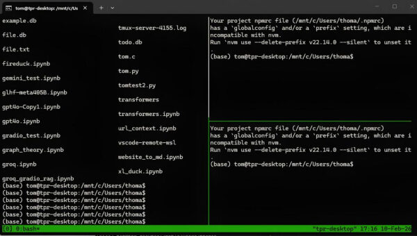 Руководство для начинающих по Tmux: многозадачная суперспособность для вашего терминала 4 bba05954e658b04e7446980168617257