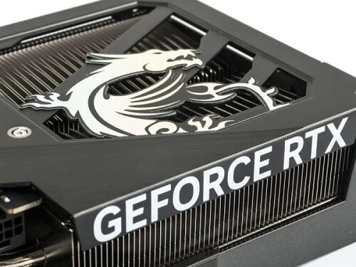 Графическая карта MSI с логотипом дракона и маркировкой GeForce RTX.