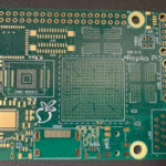 Печатная плата с микросхемами и разъёмами, вид сверху, Repka Pi5.