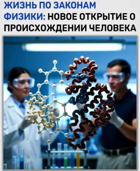 Научное открытие о происхождении человека, молекулярные структуры в лаборатории.