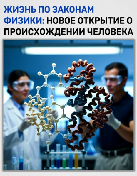 Учёные из Аризоны совершили переворот в биологии, доказав, что наш генетический код формировался не из случайных веществ 2 Научное открытие о происхождении человека, молекулярные структуры в лаборатории.