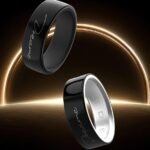 Черные кольца Dreame на фоне светящегося полукруга.