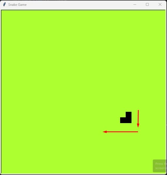 Реализация игры «Змейка» на Python 6 e822ef6131e7a387b080eb48e513d8e4