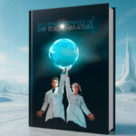 Книга "Мир Поколения Альфа" с фантастическим пейзажем и планетой на обложке.