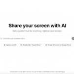 Экран с интерфейсом для совместного использования с ИИ, запрос и кнопки действий.