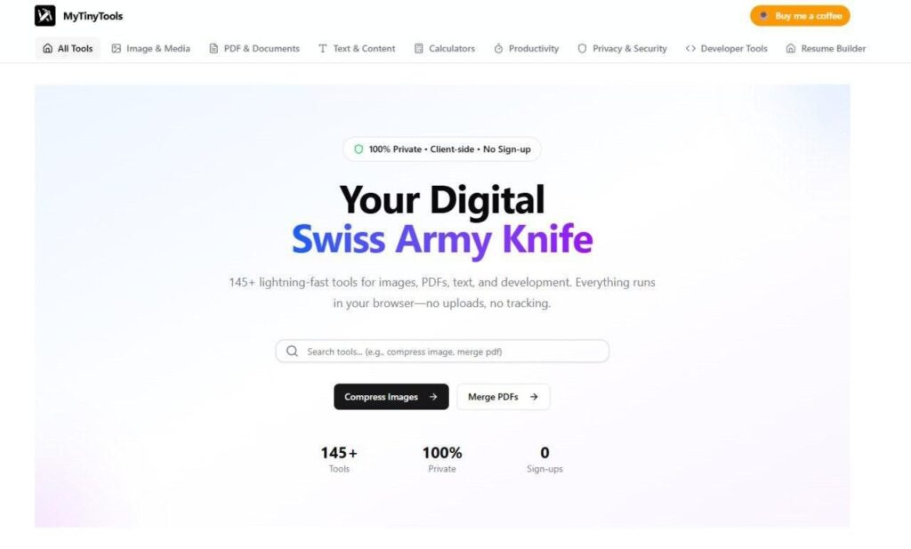 Тут более 100 всяких полезных штук Называется MyTinyTools, бесплатный швейцарский... 1 Онлайн-инструменты MyTinyTools: надежные решения для изображений, PDF, текста, без регистрации.