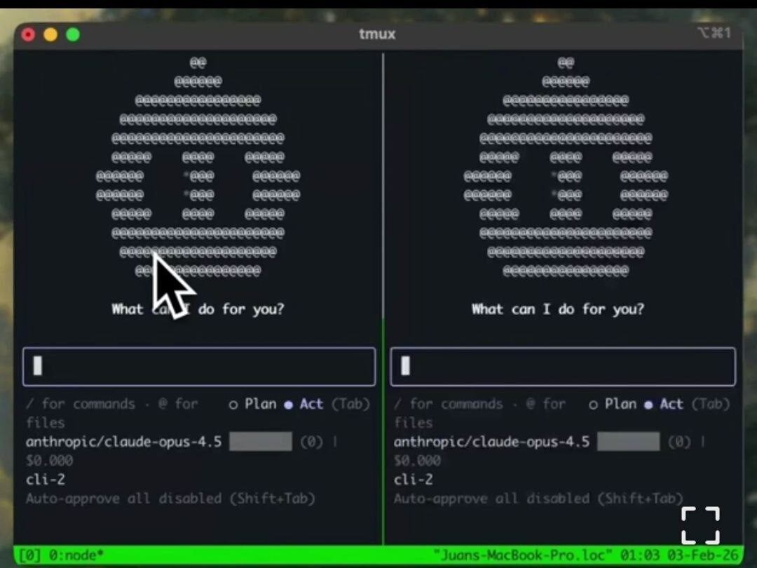 🧨 GPT Pro за $200/месяц больше не нужен — целую... 3 Экран терминала с ASCII-артом и текстом "What can I do for you?".