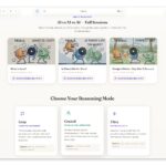 Сайт с видео о сравнении ИИ, разные режимы работы: Loop, Council и Ultra.