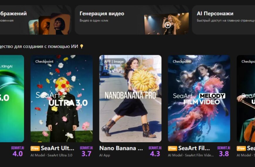 AI-сообщество для генерации контента: изображения, видео, персонажи. Модели и приложения.