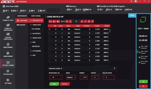 OCCT объявила о сотрудничестве с Intel, разрабатывая крайне полезный функционал разгона OCCT объявила о сотрудничестве с Intel, разрабатывая крайне полезный функционал разгона
