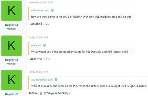 Портативная Sony PS6 может получить 24 Гбайта оперативной памяти, а стационарная &ndash; 30 Гбайт