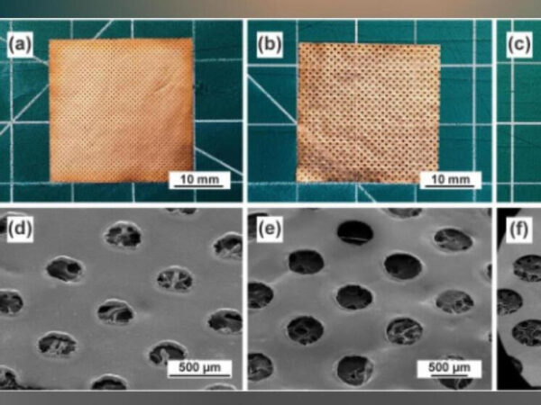 Микроструктура пористых биоматериалов при увеличении, примеры A, B и C.