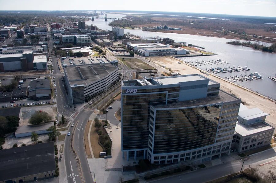 воздушная выстрел из Уилмингтон, Северная Каролина, и в 