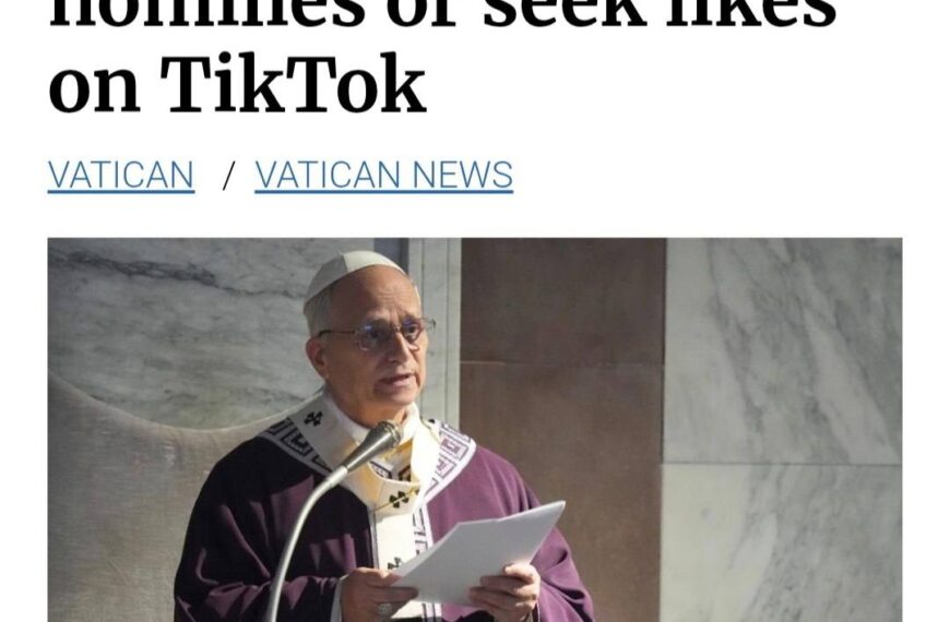 Папа призывает священников не использовать ИИ для проповедей и лайков в TikTok.