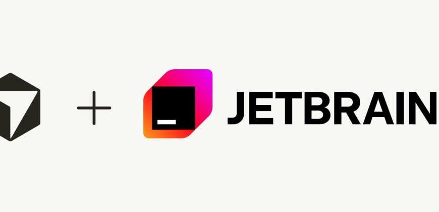 Логотипы компаний JetBrains и другой на светлом фоне.
