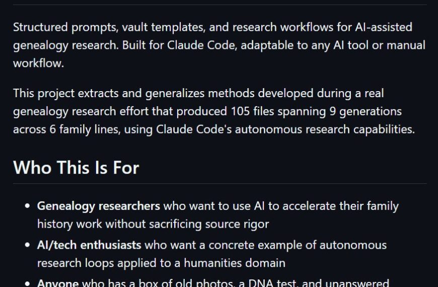 🔎 ИИ может найти вашу родословную до 9 колена. Энтузиасты…