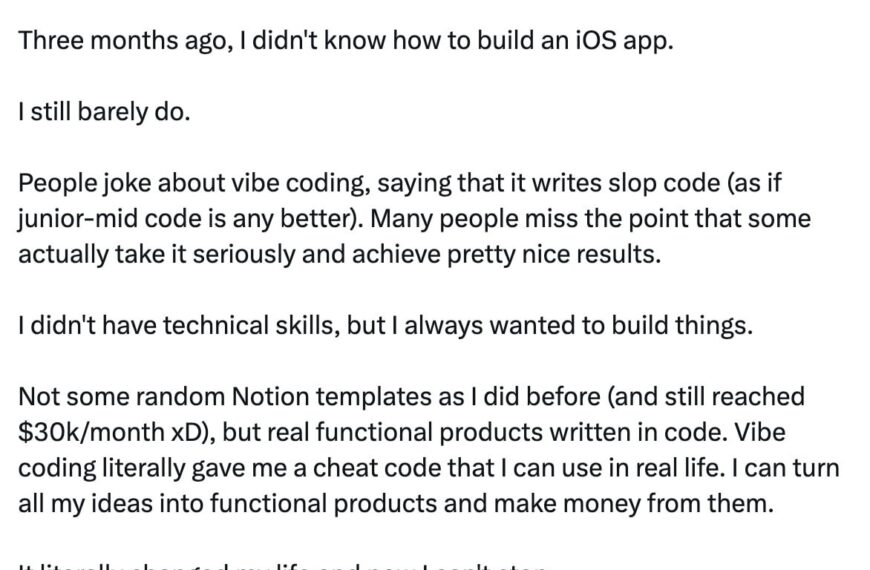 Разработка iOS-приложения без технических навыков и рост дохода до $1000 в день.