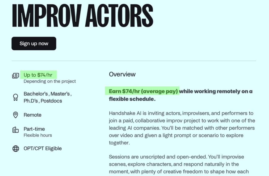 Платят за «игру в жизнь»: нейросети учат понимать людей за…